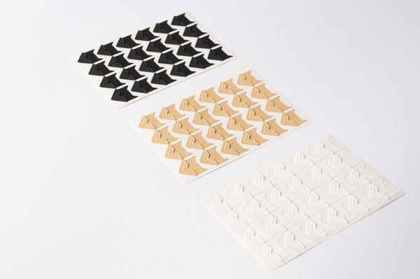Photo Mounting Corner Stickers - Self Adhesive (24 pcs per sheet)