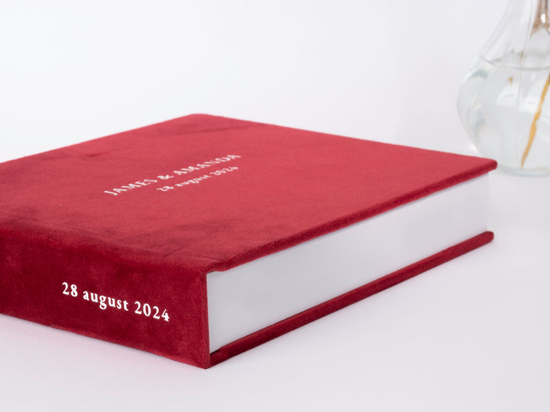 Lay Flat Guest Book - Design #1
