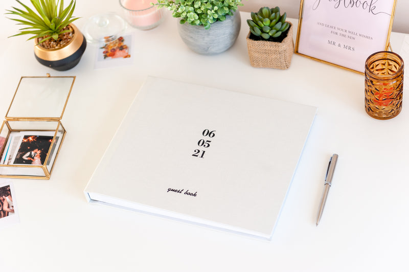 Pearl Cover Guest Book