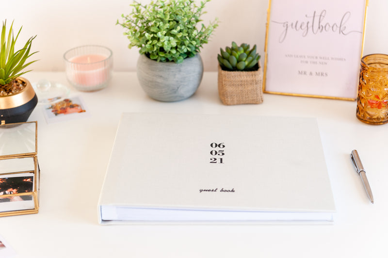 Pearl Cover Guest Book